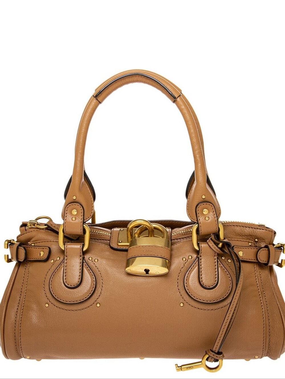 Chloé Paddington Leather Shoulder Bag Brown NWT